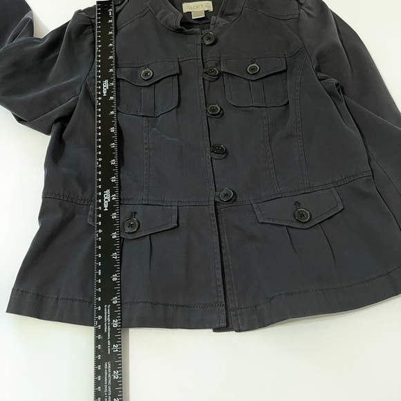 Loft Petites Blue-Gray Jacket Size SP - Picture 3 of 6